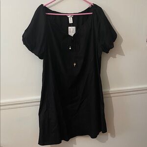 Black Puff Sleeve H&M Dress